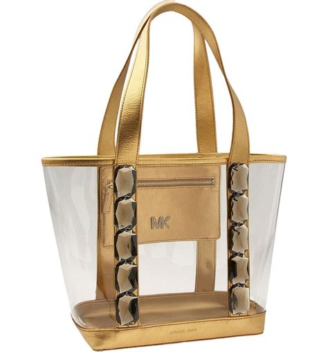 strandbags michael kors|Michael Kors transparent bag.